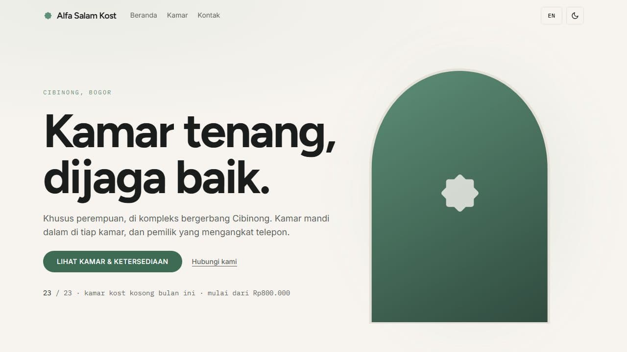 Alfa Salam Kost — cover